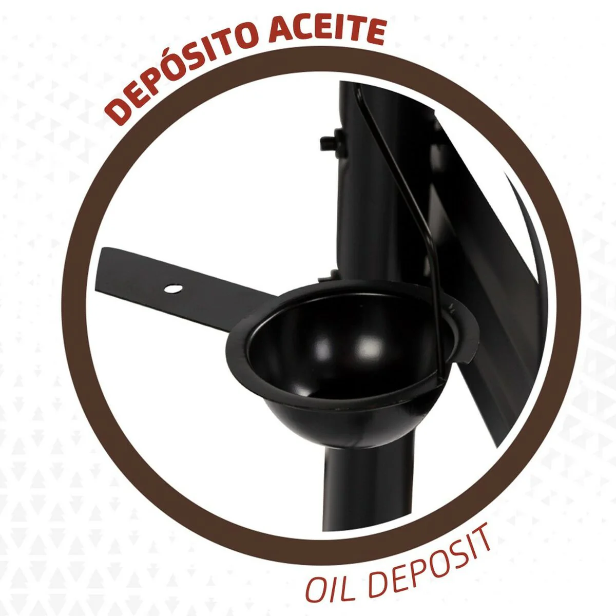 Barbecue a Carboni con Ruote Aktive Acciaio Plastica Metallo smaltato 106 x 106 x 61 cm Nero - Image 5