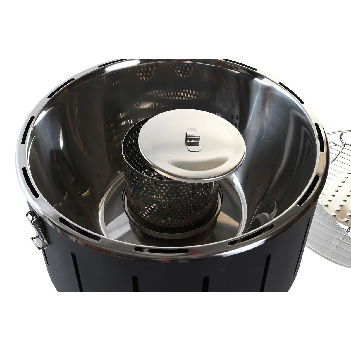 Barbecue DKD Home Decor Acciaio PVC (34,5 x 34,5 x 25 cm) - Image 5