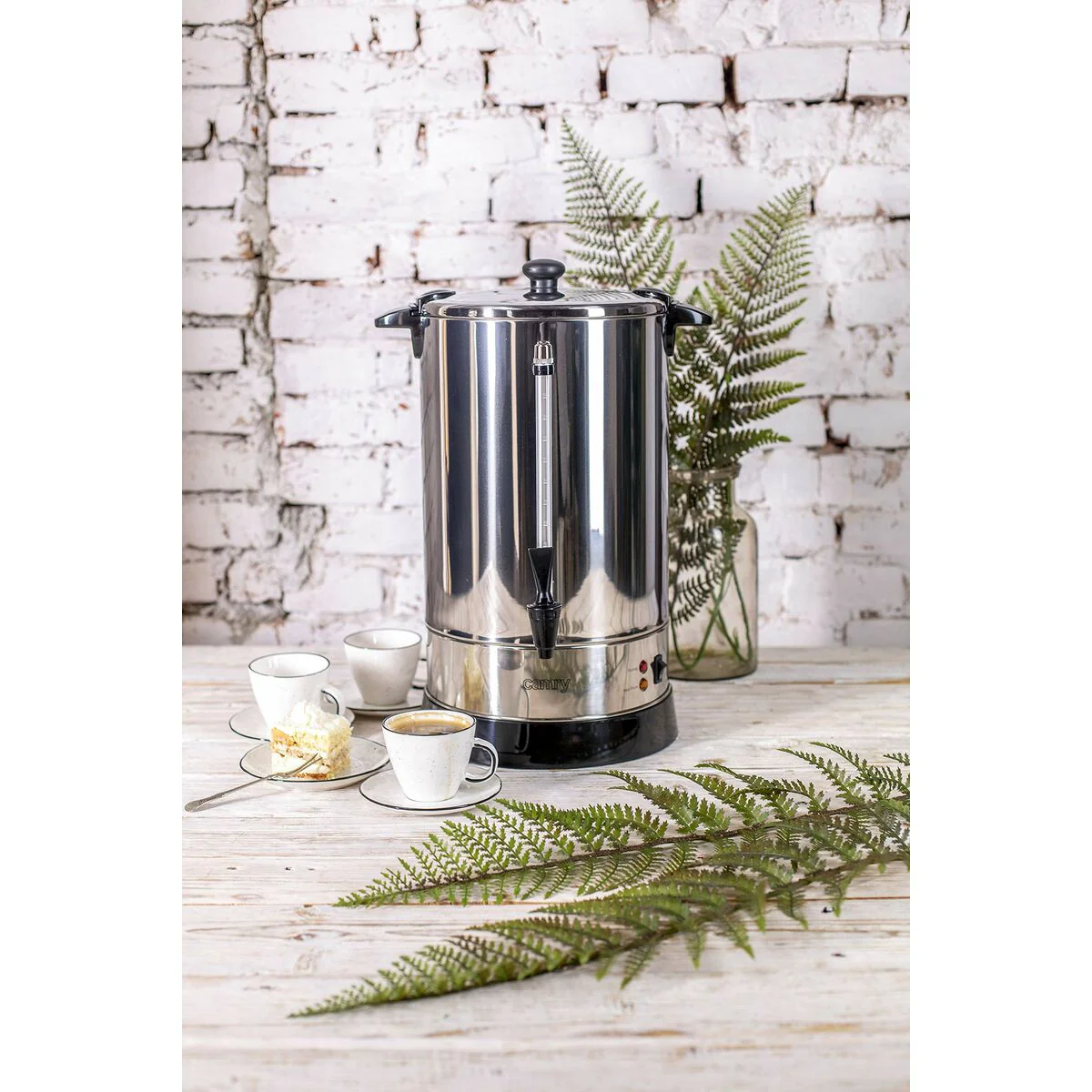 Bollitore Elettrico con Teiera Adler CR 1259 Nero Acciaio inossidabile 1650 W 20 L - Image 7