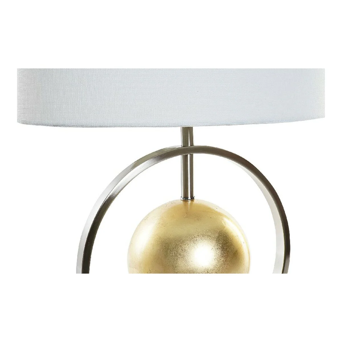 Lampada da tavolo DKD Home Decor 8424001806843 Bianco Dorato Argentato Metallo 60 W 220 V 40 x 22 x 64 cm - Image 3