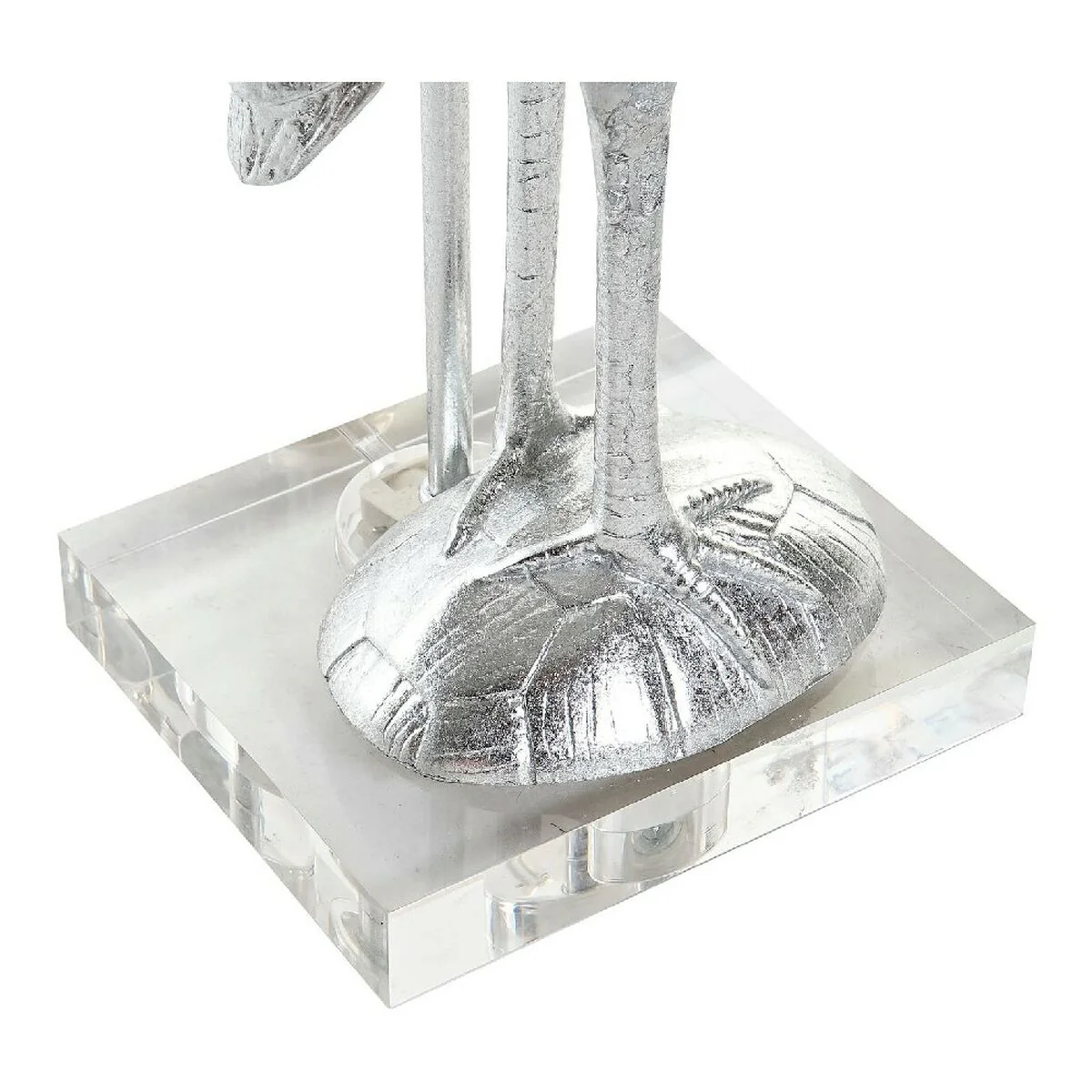 Lampada da tavolo DKD Home Decor Nero Argento Poliestere Acrilico Resina 220 V 60 W (33 x 33 x 74 cm) - Image 4