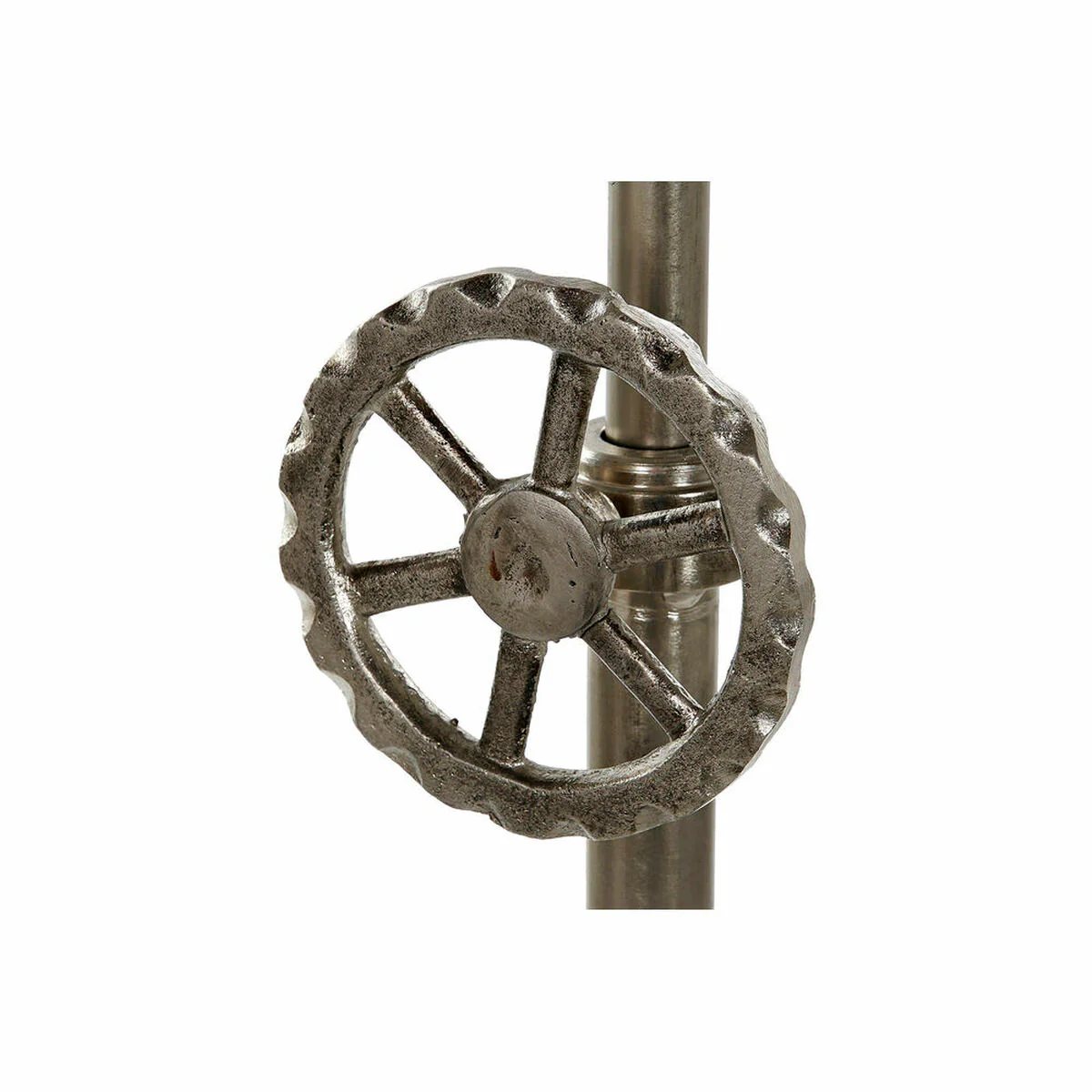 Lampada da Terra DKD Home Decor Metallo Argento 60 W (74 x 61 x 182 cm) - Image 4