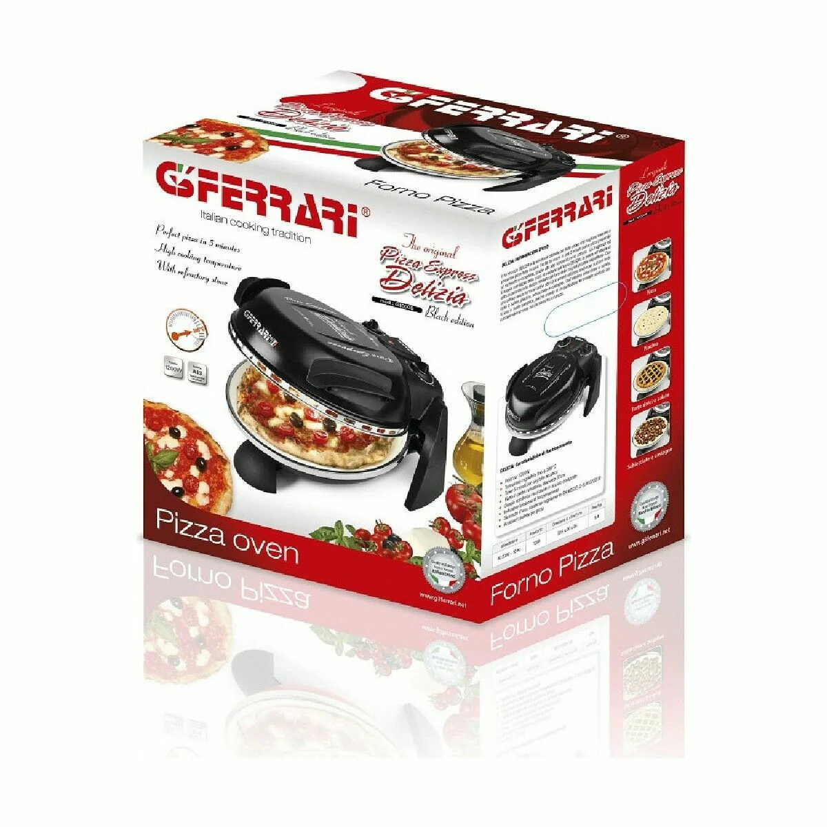Macchina per Pizza G3Ferrari G1000610 Nero 1200 W - Image 9